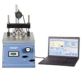 CONBEL Load Frame with Floating Ring Consolidometer, Linear Variable Displacement Transducers, Digital Displacement Indicator and Consolidation Data Acquisition Software