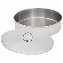 Stainless Steel Sieve Pans and Covers